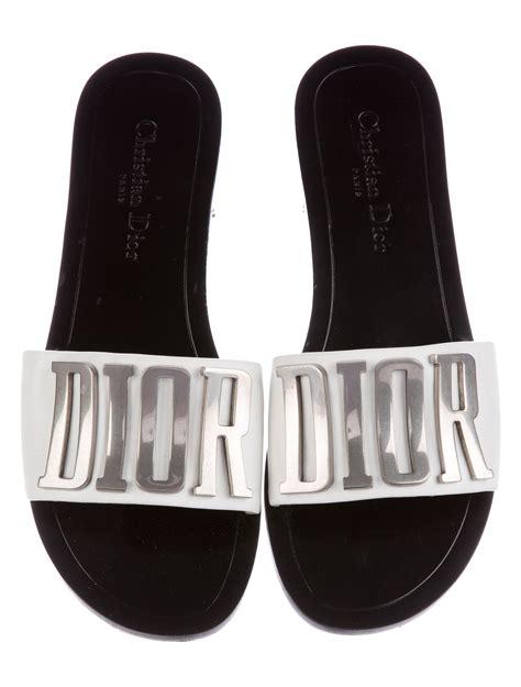 dior slides neon|Dior summer sandals.